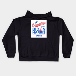 Conservatives For Biden 2024 Kids Hoodie